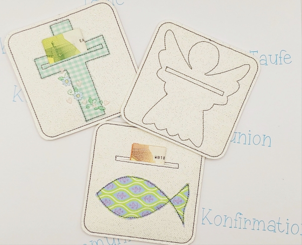 Geldgeschenke christlich - ITH-Stickdatei